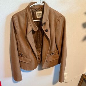 Old Navy Women's Brown Wool Coat/Blazer